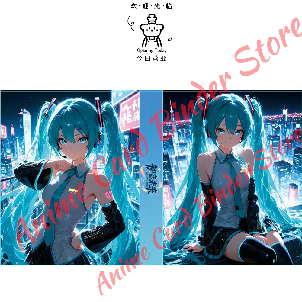 nuevo-Album-de-tarjetas-miku-azul-varios-tamanos-gran-capacidad-personalizacion-de-la-cubierta-con-imagenes-regalos-exclusivos