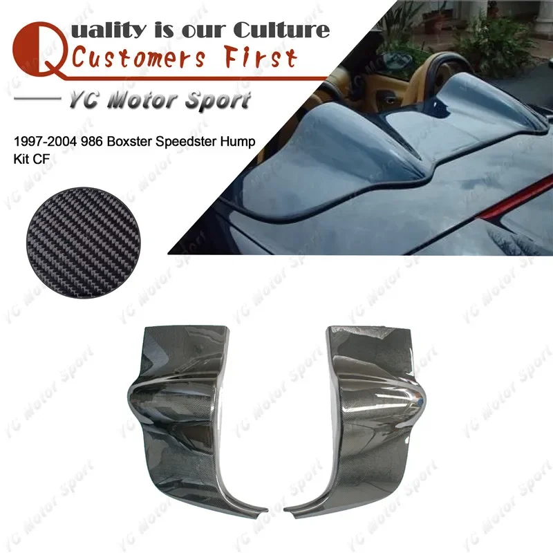 Accesorios para coche, cubierta de joroba Speedster de fibra de carbono apta para 1997-2004 986, Kit de molduras de joroba Speedster