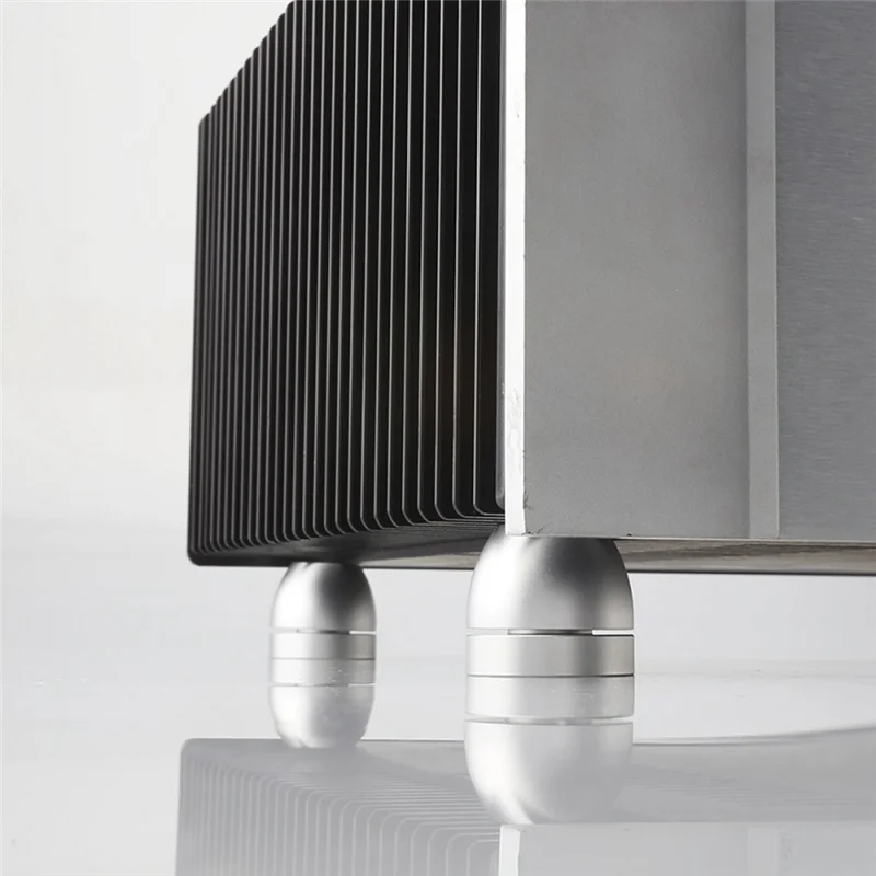 Hi-Fi 4 шт. 33X30 мм шарик с винтом M8, амортизирующая подставка для ног, подставки для динамиков, усилитель, серебристый, простая установка