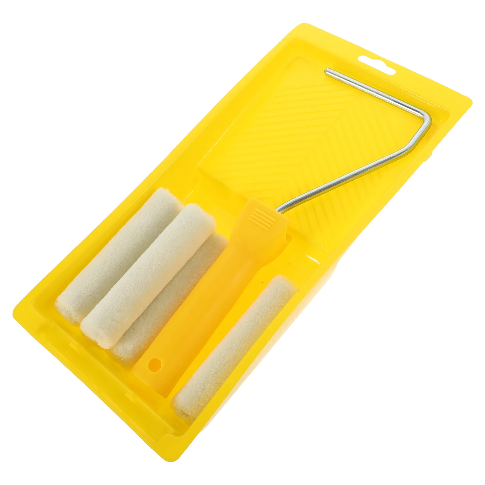 

Mini Paint Roller House Painting Tool Set 4 Inch Rollers Wall Supplies Cupboard Holder