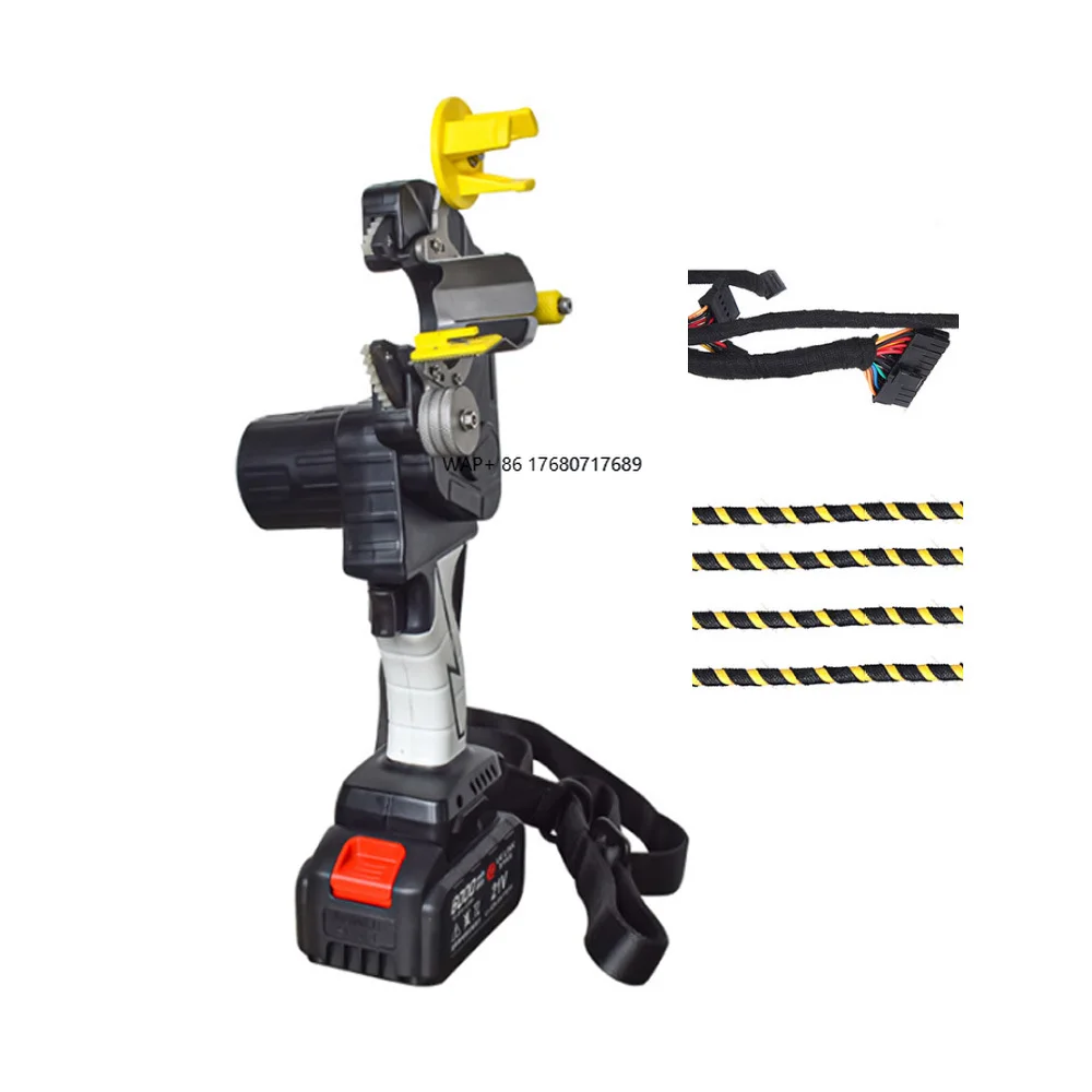 Hot Sale Automatic Portable Type Electric Branch Merge Interval Tape Wrapping Machine for Wire Harness Cable Tape Winding Mach