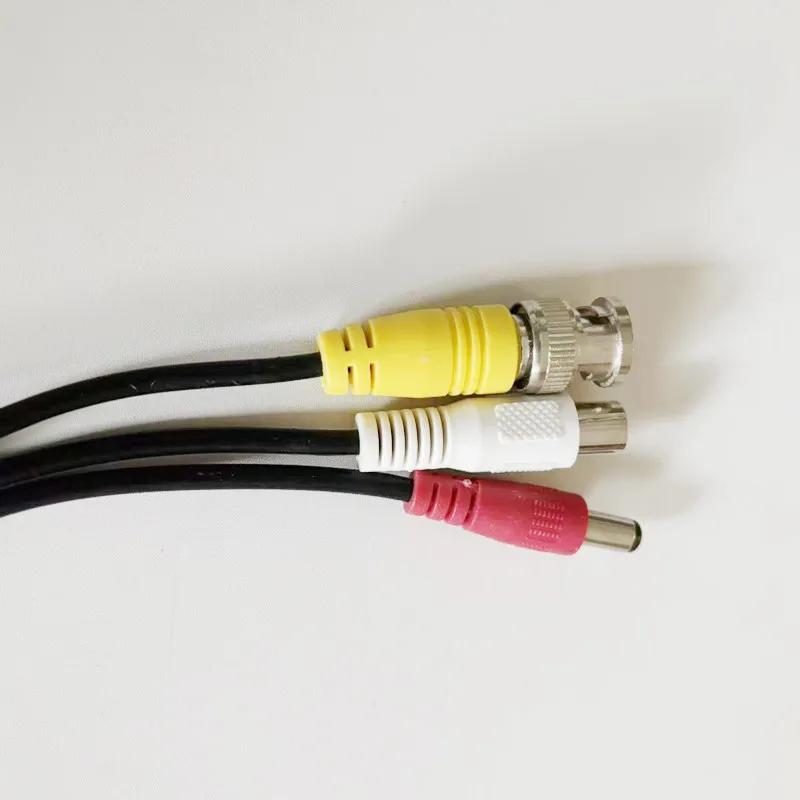 4Pin Aviation Head Cable Female/Male Aviation To BNC RCA And DC Converter Cable for Car Rear Camera Monitor