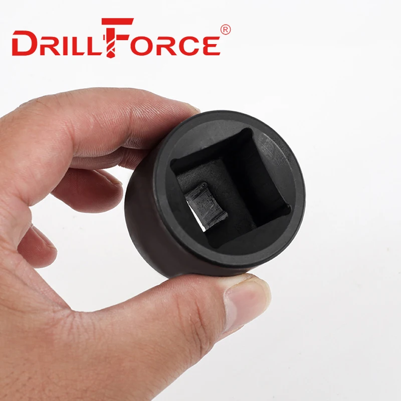 Drillforce 5-30mm Impact Wrench Socket  Square Driver Head 1/2" Adapter Car Auto Truck Tire Repair Industrial Pneumatic Tool