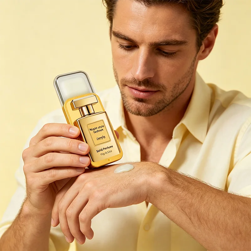 Men'S Grooming Wax - Lemonfay Elegant Masculine Solid Fragrance Wax