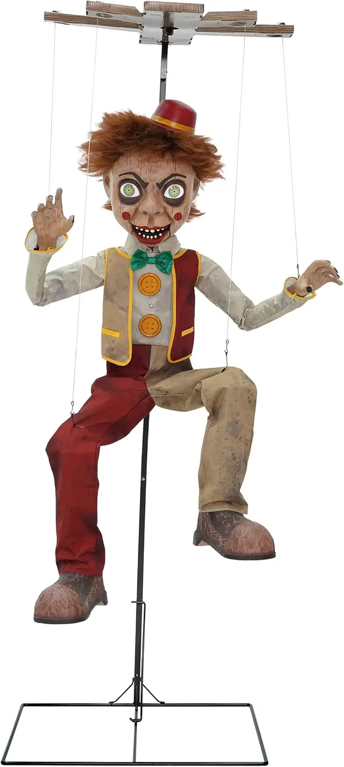 Spirit Halloween 7.7 Ft Bobby Strings Animatronic | Decorations | Animated | Halloween Décor