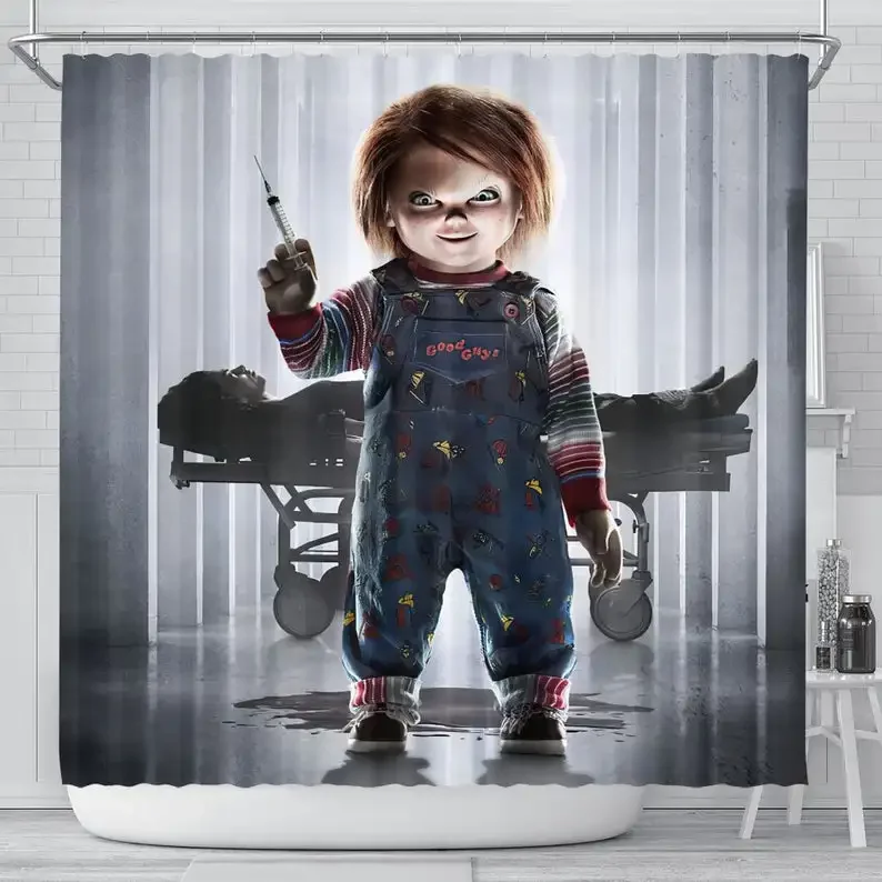 Chucky Shower Curtain Waterproof Bathroom Decorations