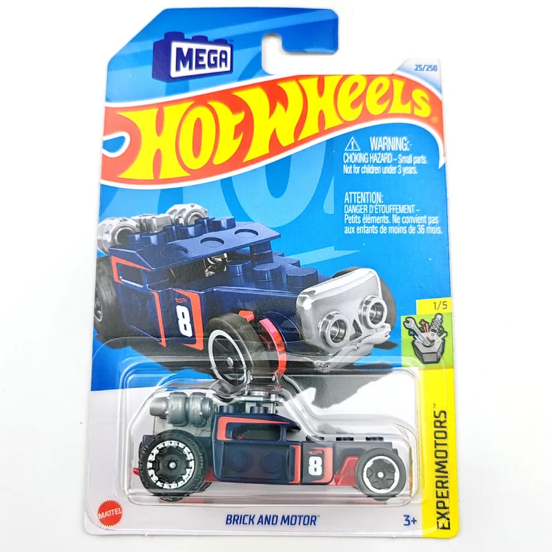 2024-25 Hot Wheels Cars BRICK AND MOTOR 1/64 Metal Die-cast Model Collection Toy Vehicles