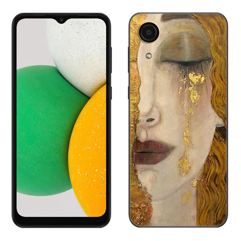 Gustav Klimt Phone Case For Samsung Galaxy A01 A03 Core A04 E A02 A05 A10 A20 A21 A30 A50 S A6 A8 Plus A7 2018 Black Cover