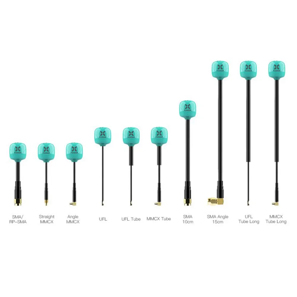 2PCS Foxeer Antenna Lollipop 4 Plus 4+ FPV Antenna 5.8G 2.6Dbi RHCP SMA RPSMA UFL MMCX FPV Omni LDS Antenna For FPV  Drone