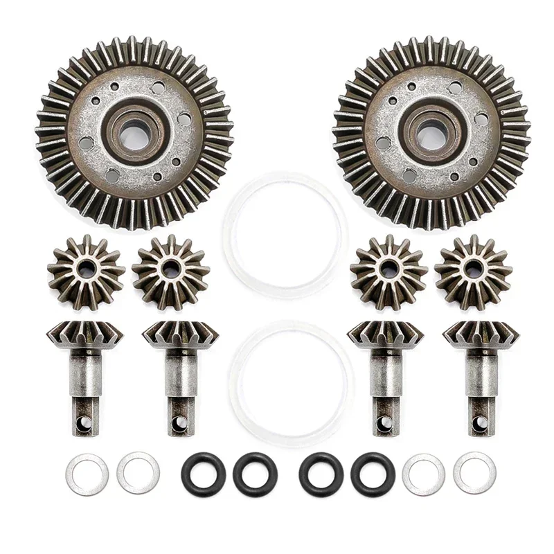 Differential gear set for 1:10 model car slash Big S Raimo Differential driven steel gear Huanqi toys 1/10 of 727 HQ727 traxxas