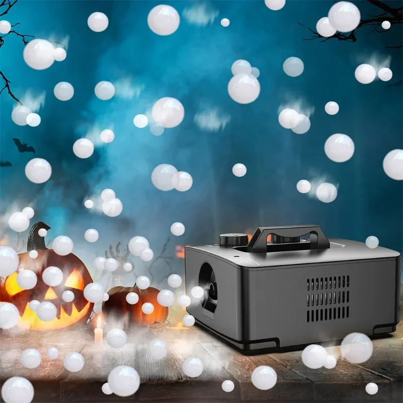 Wedding Halloween Party No Spill Smoke  2-in-1 Fog Bubble Machine, Indoor and Outdoor Birthday Bubble Machine