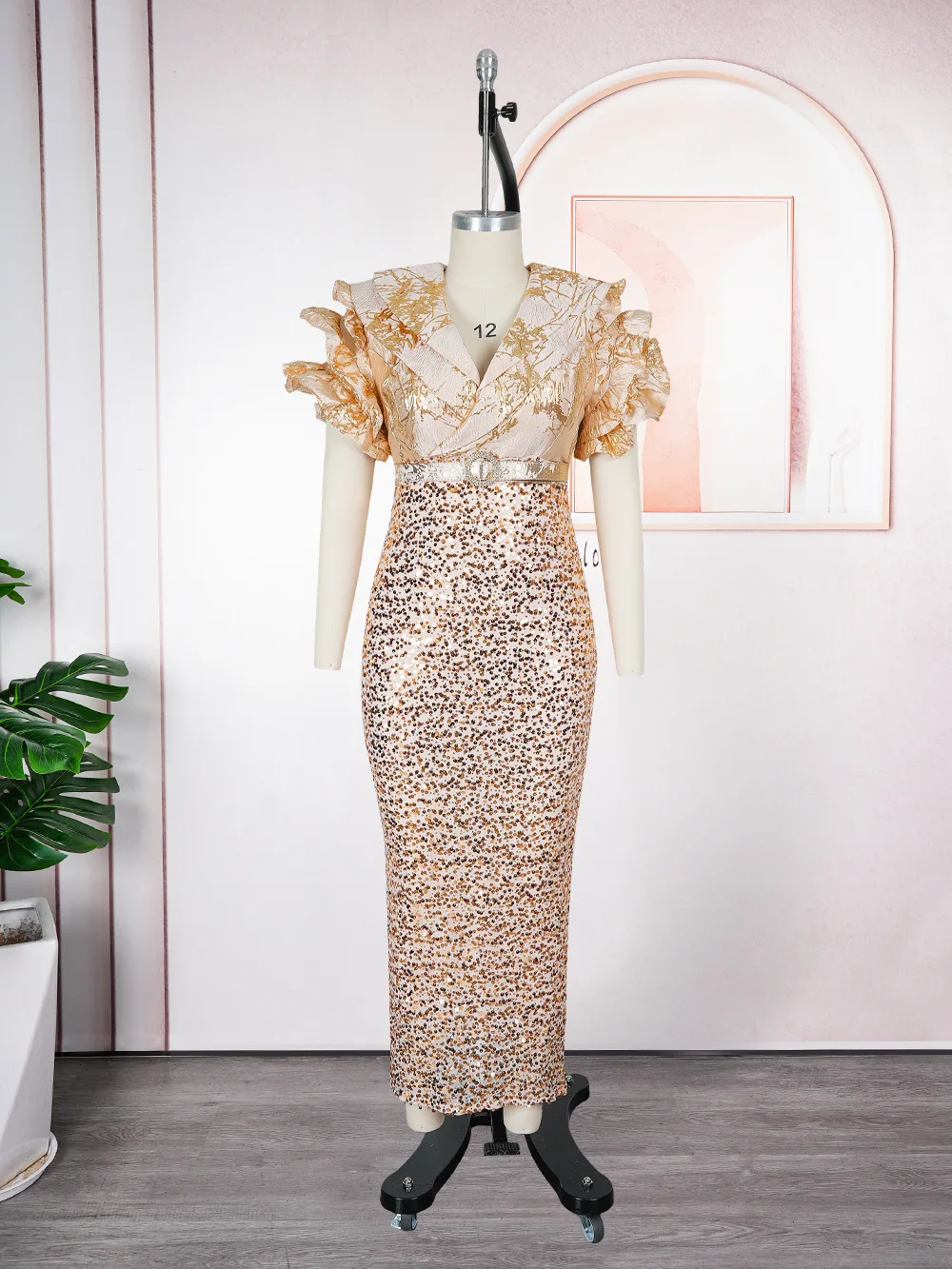 

Новые африканские платья для женщин: облегающее платье с пайетками, вечернее платье для свадьбы и вечеринок, африканское платье-дашики, платье из ткани Анкара, африканская одежда, роба.