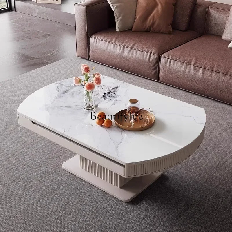 ls 42Electric lifting coffee table dining table dual-purpose multi-function folding two-in-one