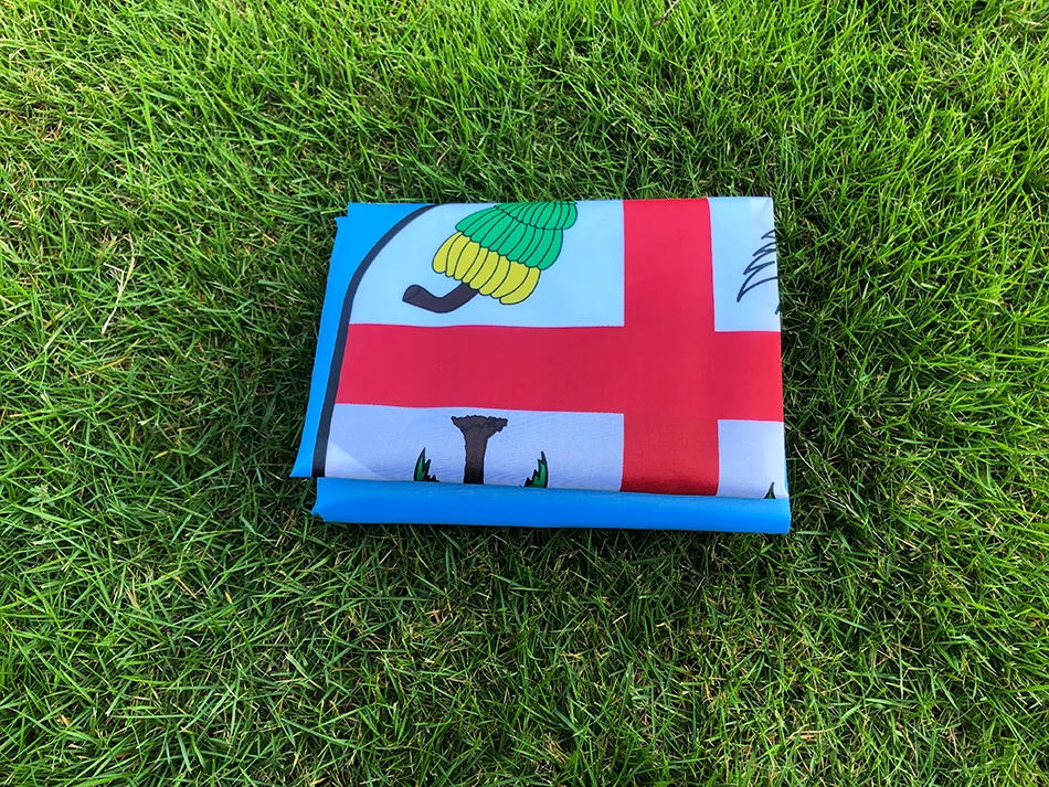 SKY Fiji bandera nacional de poliéster para exterior e interior - imagen 4