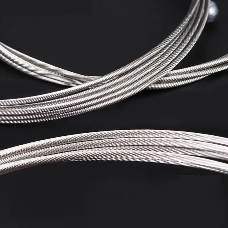 2M MTB Bicycle Brake Shifter Line Bicycle Speed Stainless Steel Line Fixed Gear Cable Core Inner Wire for MTB Road Bike