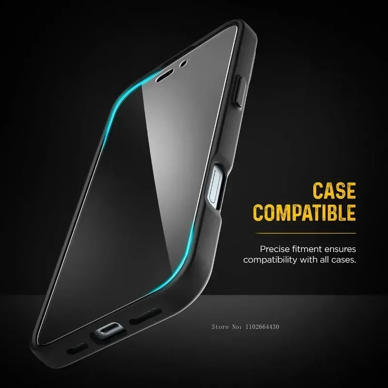 3 قطعة الزجاج المقسى لفون 16 15 14 13 12 11 برو ماكس ماتي واقيات الشاشة آيفون 16 زائد X XR XS ماكس نظارات
