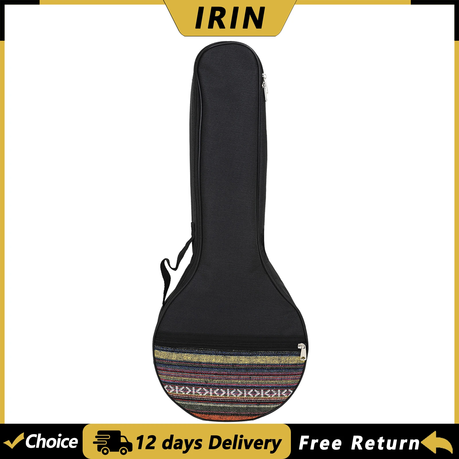 IRIN 4 سلسلة البانجو حقيبة الغيتار حمل مقاوم للماء غير المنسوجة النسيج على ظهره البانجو حقيبة يد الوترية أداة الملحقات