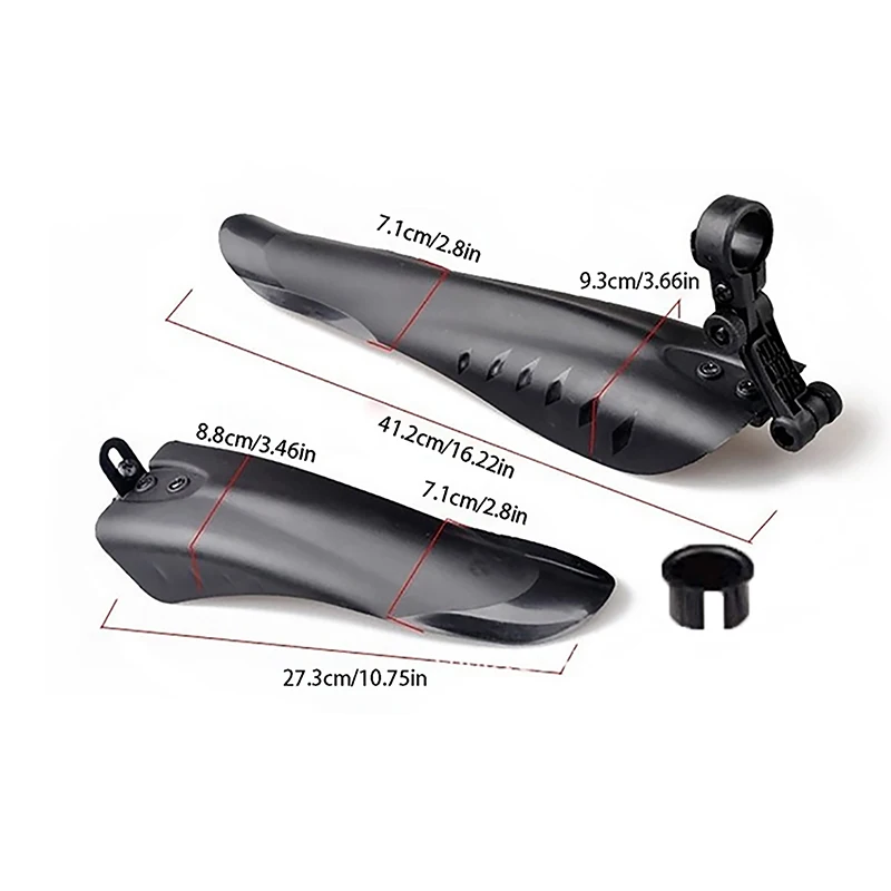 2pcs Bicycle Fender Bike Front Rear Tire Wheel Fenders Mudguard Mountain Bike Road Mud Guard Bike Accessories Bicycle Parts