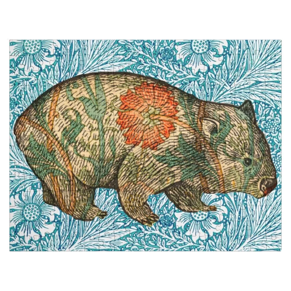 

Rossetti's Wombat in Blue Marigold Jigsaw Puzzle Personalised Name Puzzle Personalised Toys