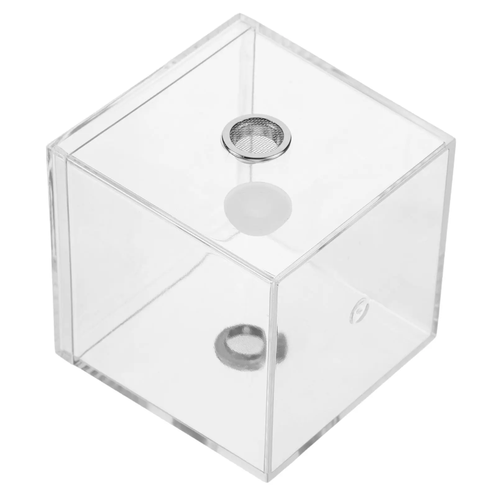 

1pcs Keeper High Transparency Bug Enclosure Spider Feeding Box Insect Habitat Reptile Cage Plastic Container Pet House