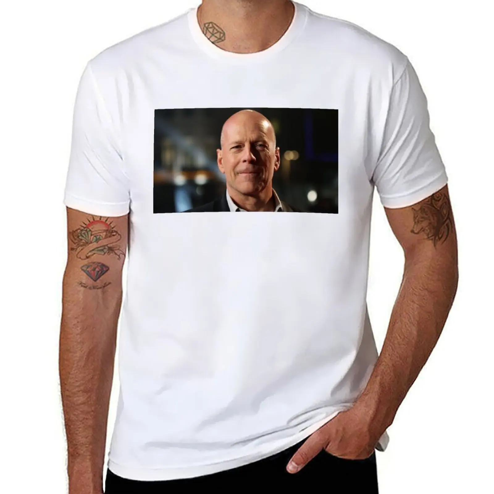 

Bruce Willis T-Shirt t shirts for man pack white cotton t shirt man T-Shirt