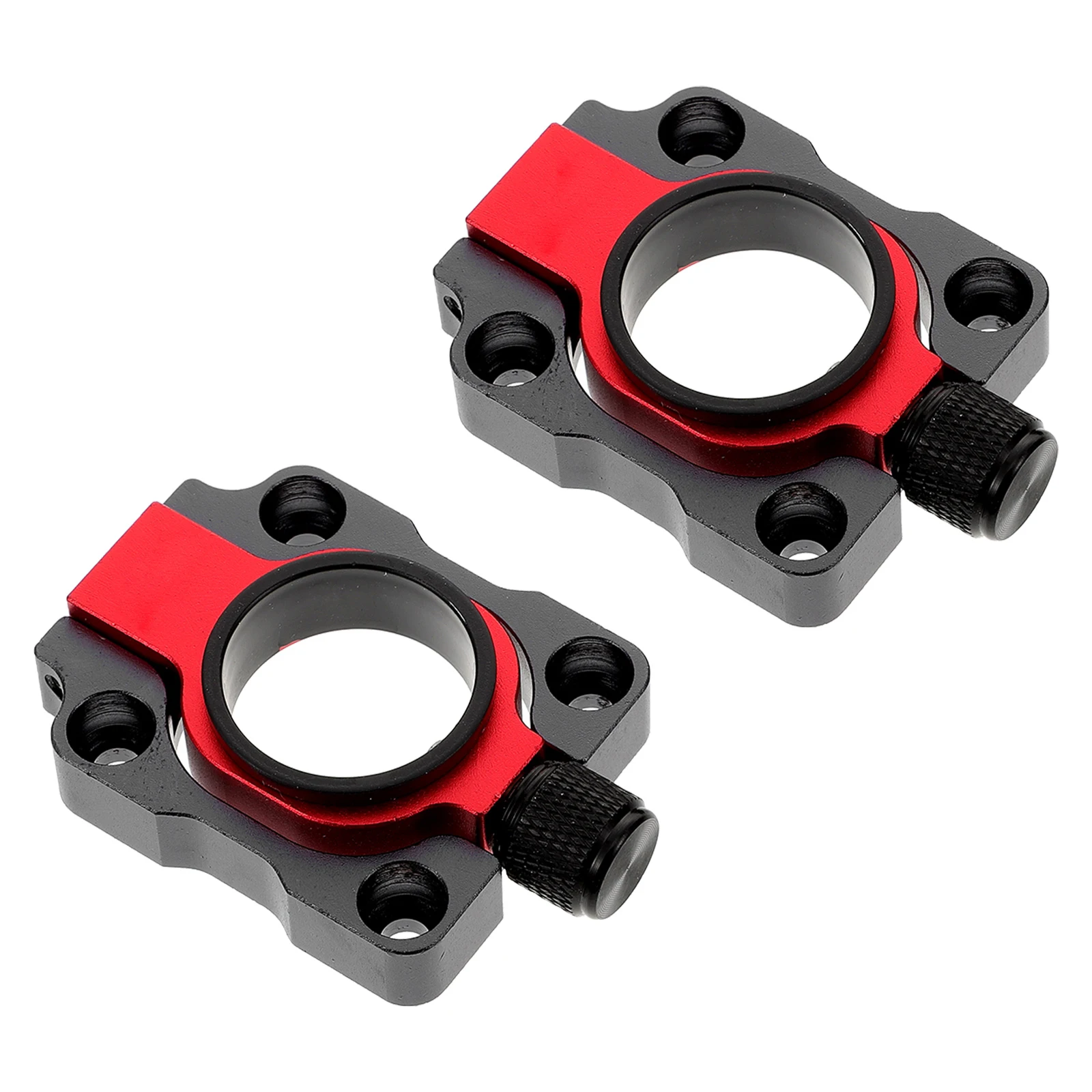 

2Pcs Foldable Fishing Umbrella Holder Durable Magnesium Alloy Rack Red Outdoor Stand Practical Use Fishing Gear