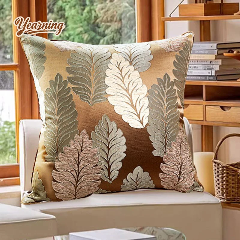 

Sofa Cushions Jacquard Pillows Living Room Backrests Home Model Rooms Headrests Waist Cushions Pillowcases