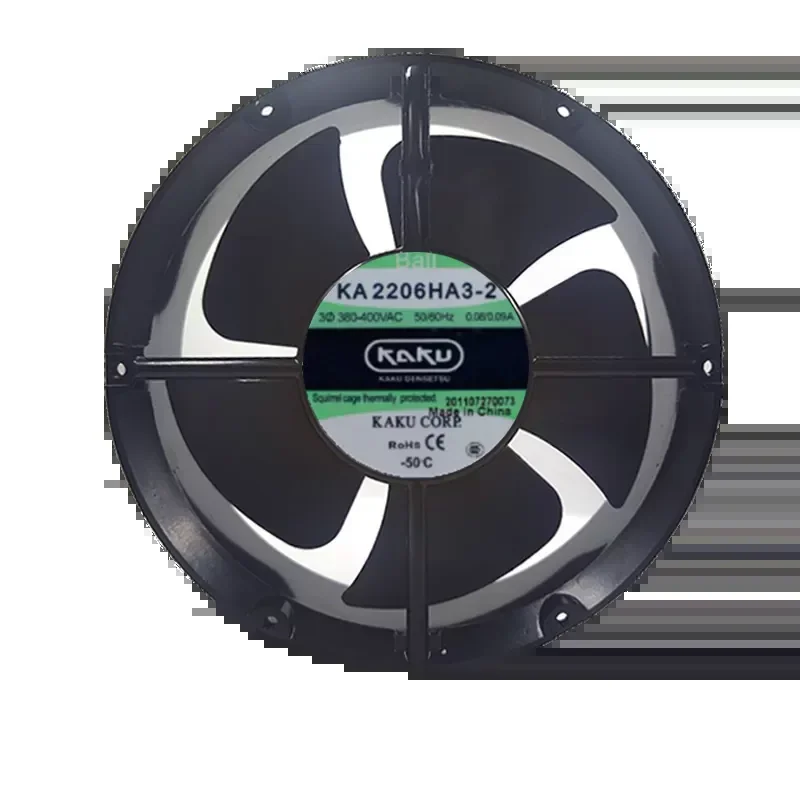 For KA2206HA3-2 New original KAKU stuck fan 222 * 60 380V 3-phase high temperature resistant waterproof fan