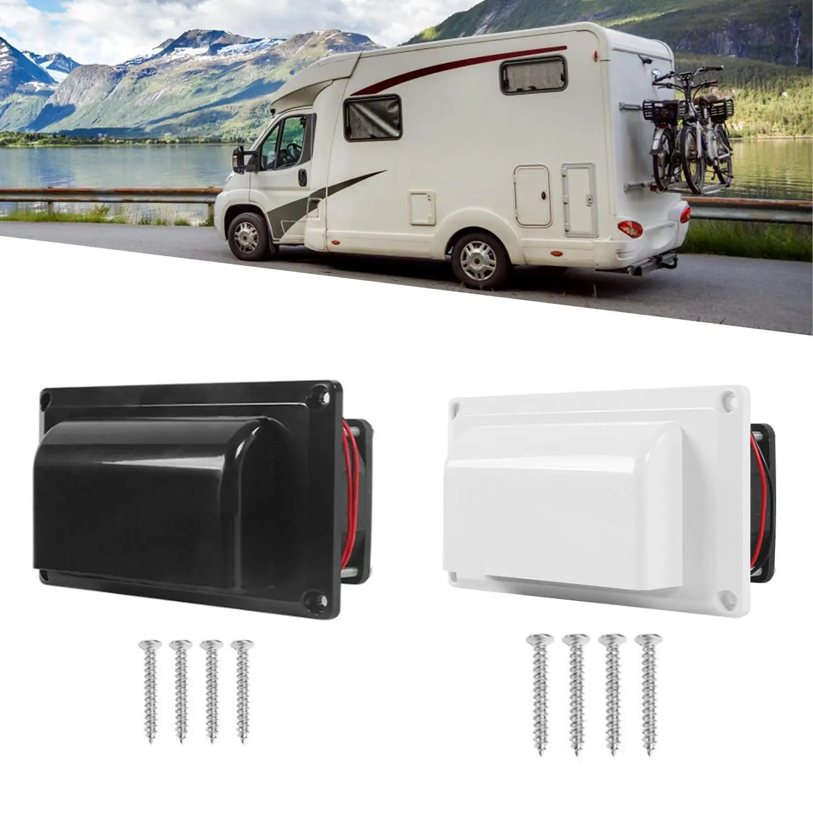 

12 В боковой вентиляционный вентилятор премиум-класса, простая установка, аксессуары для автодомов, высокоэффективный вытяжной вентилятор для прицепа, яхты, лодки, дома на колесах, морской пехоты