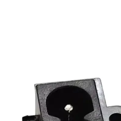 20Pcs AC Power Socket With Fixed Hole, Solid Pin Charging Female Outlet For Home & Industrial Electrical Projects, ABS Material