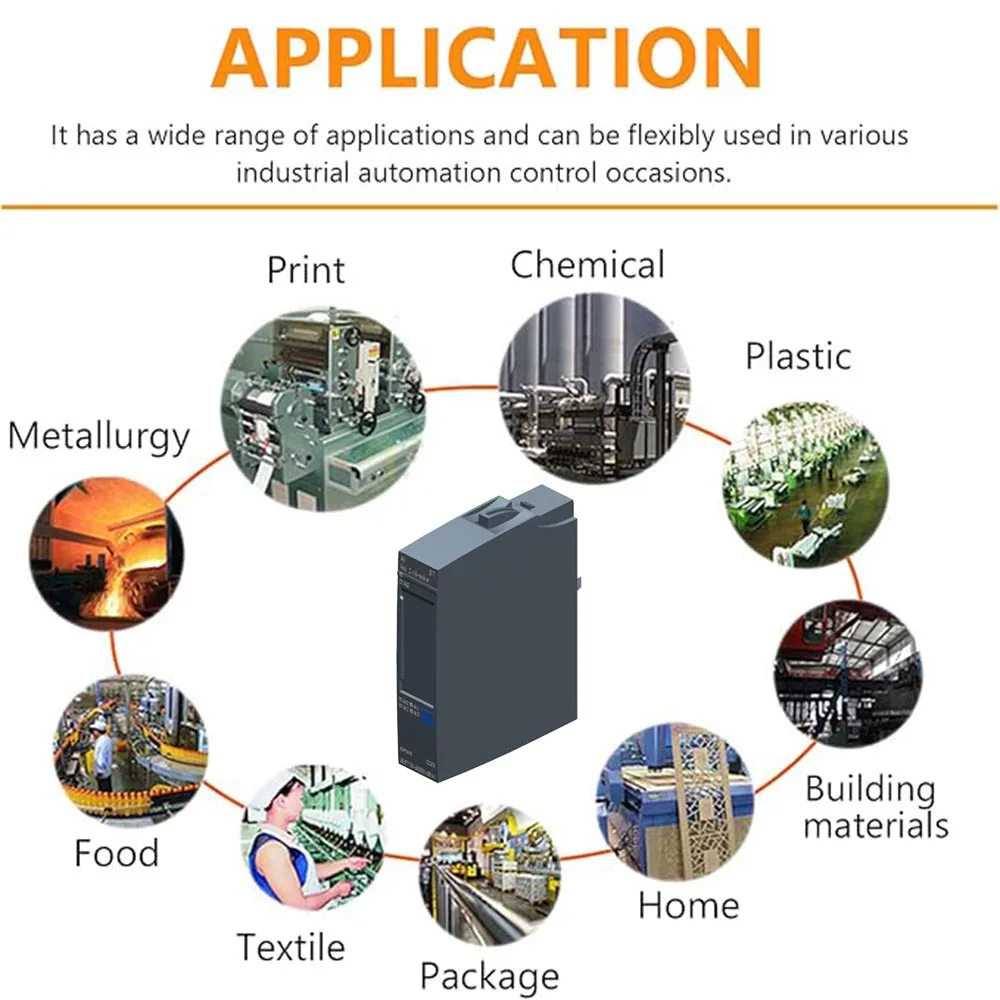 SPS-kompatibles 6ES7134-6GD01-0BA1 4-Kanal-Analogeingangsmodul ±0,3 % hohe Genauigkeit, 16-Bit-Auflösung, 2-Draht, 4-Draht, ST-Standard
