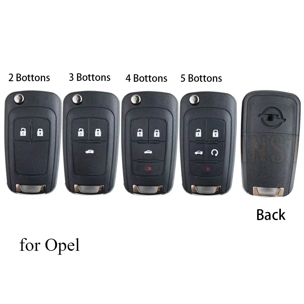 2 3 4 5 Bottons Original Replace Car Key Housing Control Remote Fob Case Shell for Opel Vauxhall Corsa Astra Vectra Zafira Omega