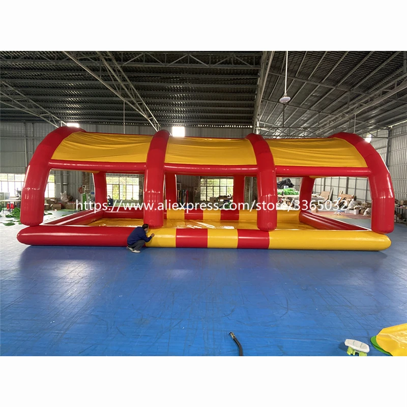 Commercial Grade Mobile PVC Children Inflatable Swimming Pool With Roof For Sale