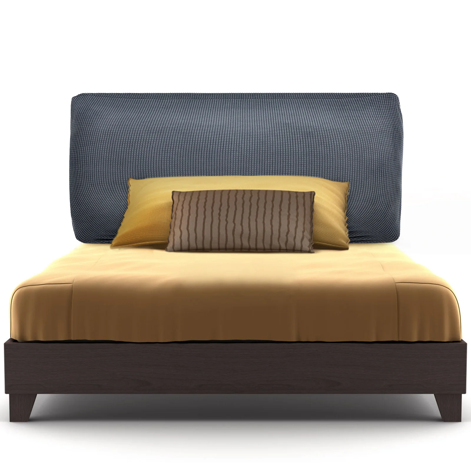 

Stretchable Bed Headboard Cover Elastic Edge For Double Bed Home Hotel Furniture Protectors Washable Dust Proof Covers