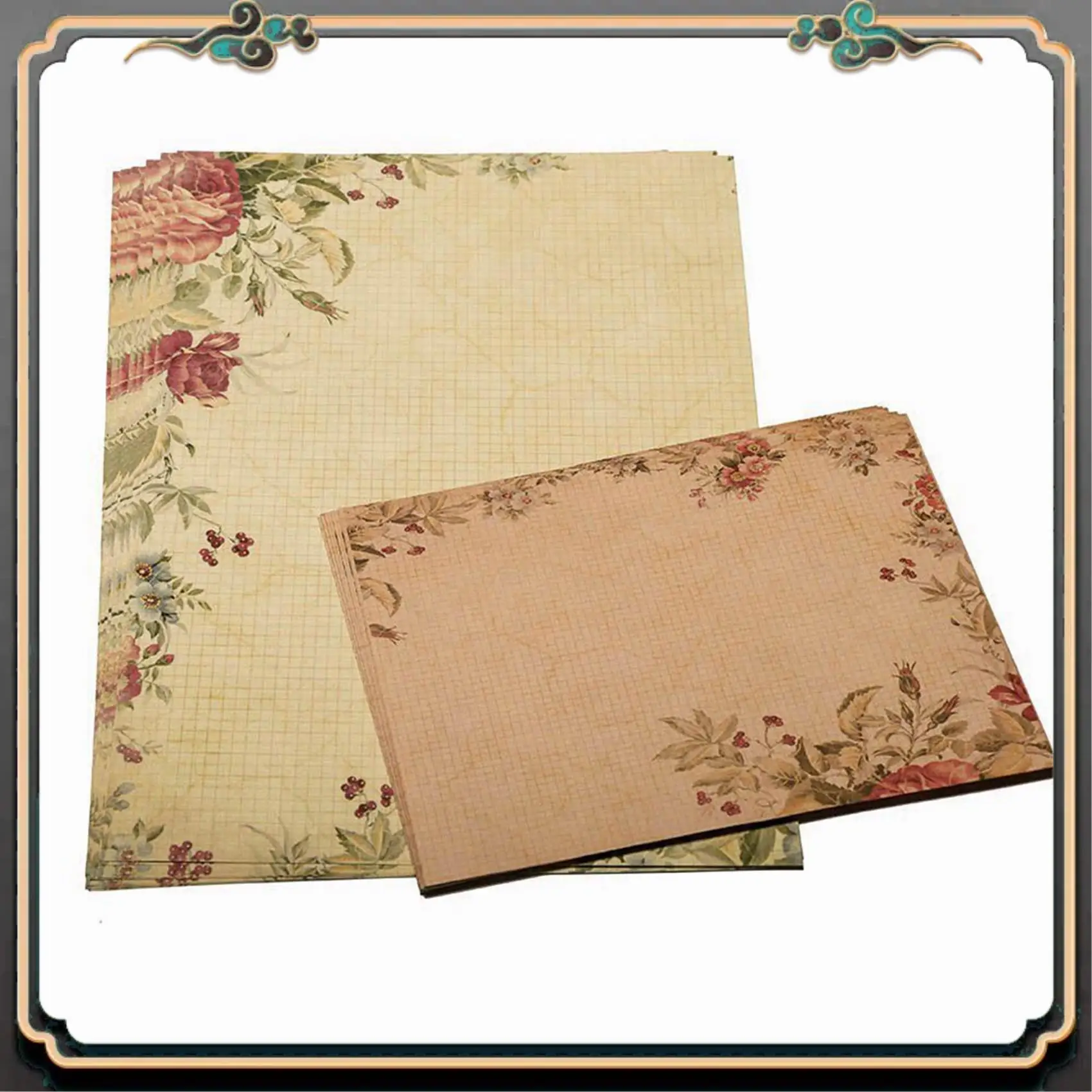 Reliable-80 Sheet Vintage Stationery Sets With Envelopes For Writing Letters