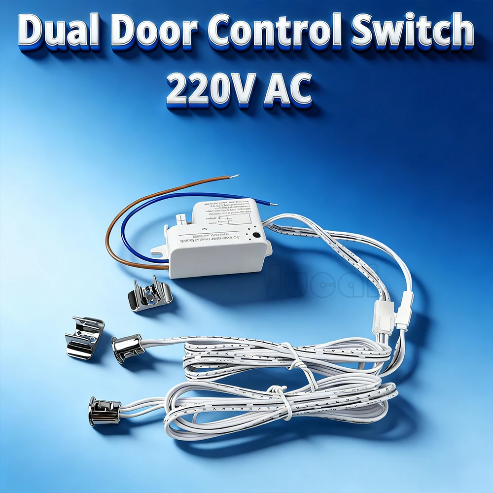 12V 24V 5A LED Light Controller Infrared Obstacle Proximity Sensor for Wardrobe Wine Cabinet Double Door Induction Switch