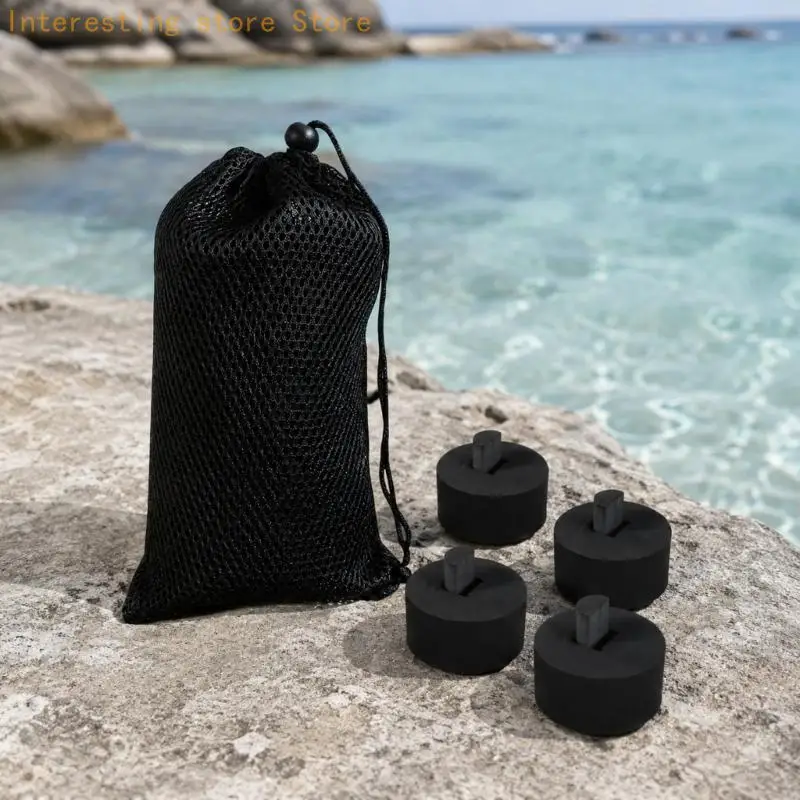 Unterwasser-Foto-Schwimmset mit 4 runden Kamera-Schwimmteilen, Aufbewahrungstasche zur Unterstützung des Gleichgewichts – Detail 5