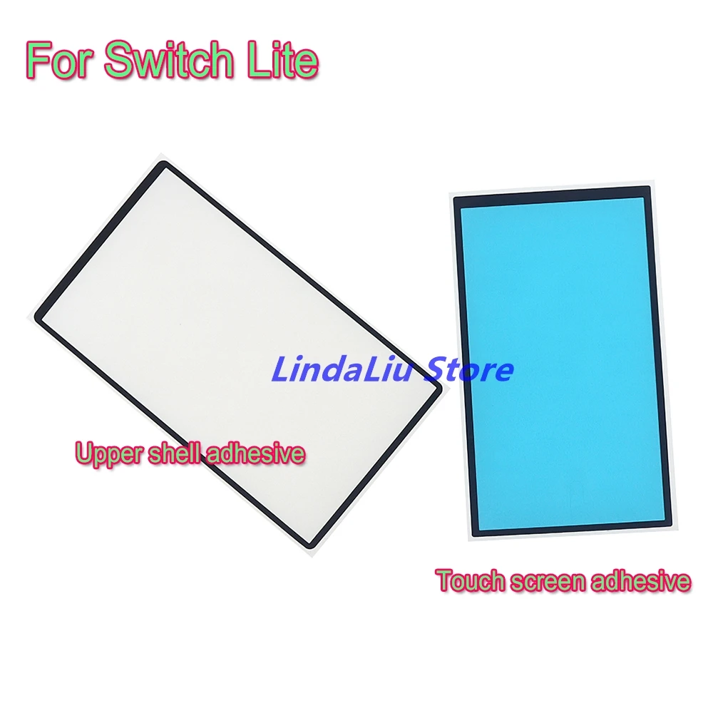 100PCS Double Sided Adhesive Glue Sheet For Switch Lite Touch Screen Top Upper Shell adhesive backing for NS Lite