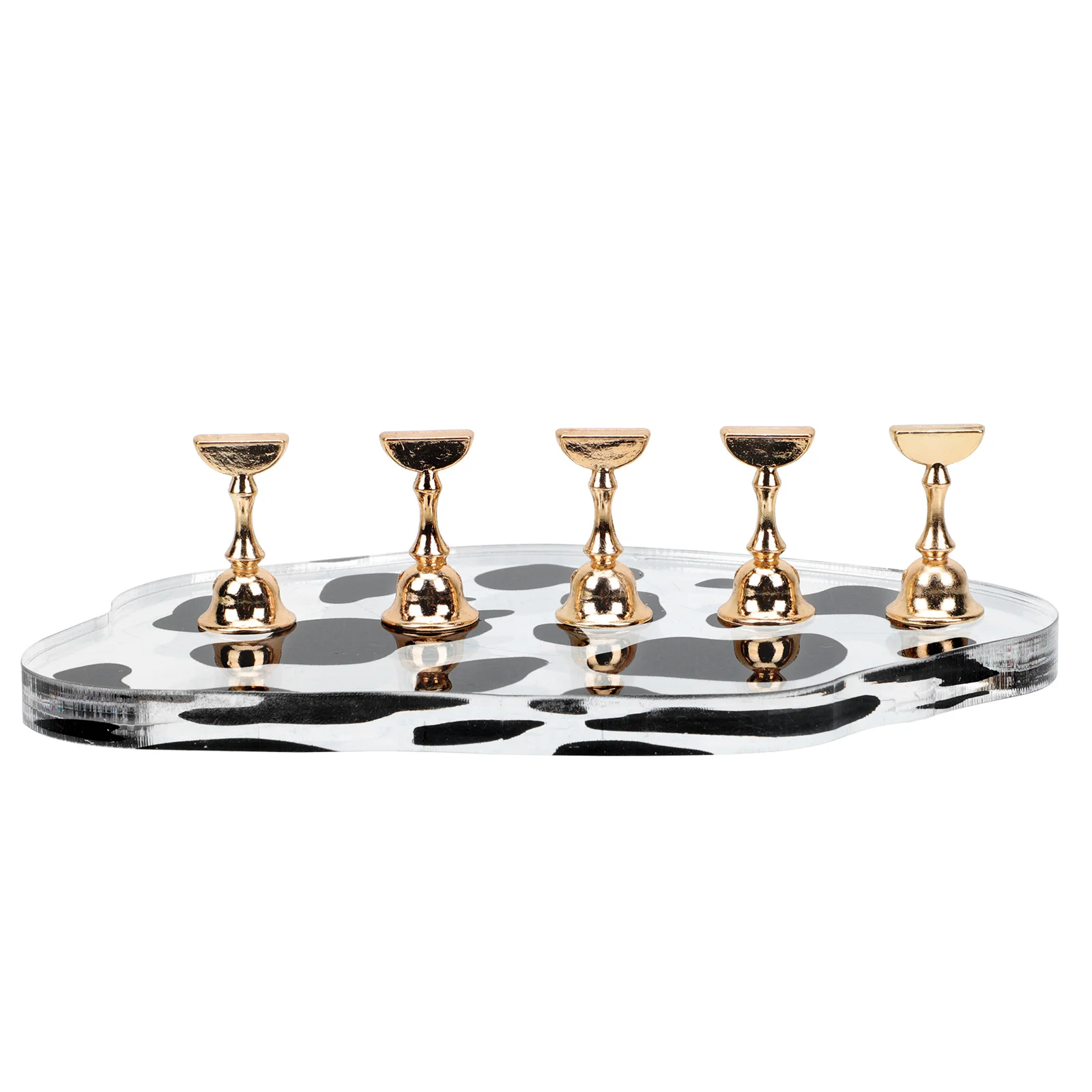 

5pcs Creative Fake Practice Rack Manicure Base For Salon Tips Holder Nail Art Training Tool Nail Display Stand