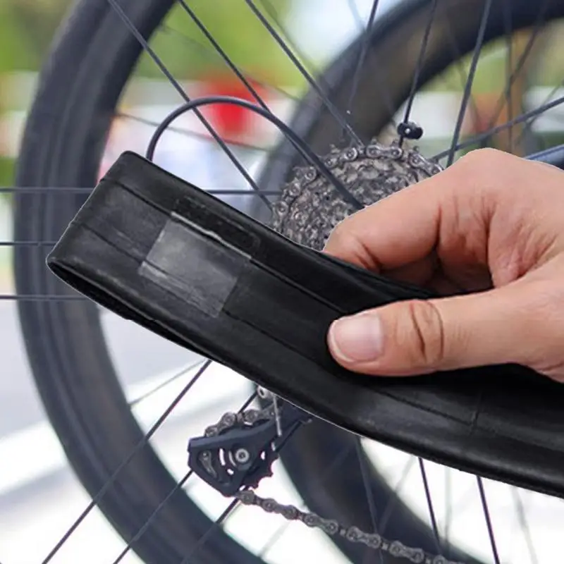 Parche para neumáticos de bicicleta, Kit de parches para neumáticos de bicicleta transparentes y compactos, herramientas de reparación de neumáticos para desplazamientos, viajes, conducción diaria al aire libre