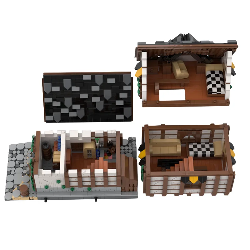 2138 pièces Urban The Winemaker Building MOC, blocs de construction modulaires personnalisables, modèle éducatif, jouet de conception DIY pour enfants, cadeau de Noël