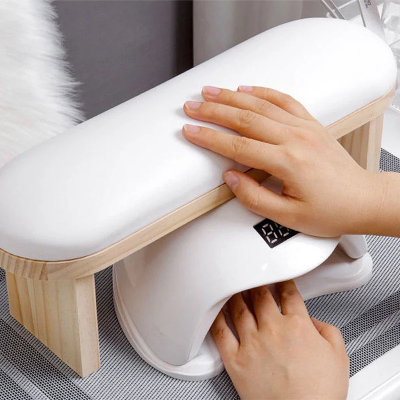 PU Leather Nail Hand Pillow Arm Rest Stand Comfortable Cushion Holder Nail Art Stand for Manicure Table Nail Salon High Quaility