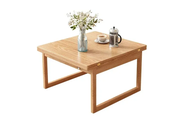 Small and medium-sized apartments are all solid wood coffee table combinations