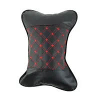 Cushion Pillow Elasticity Headrest Support 28*18*9cm Accessory Black+Red Line Car For Four Seasons Neck Hot New