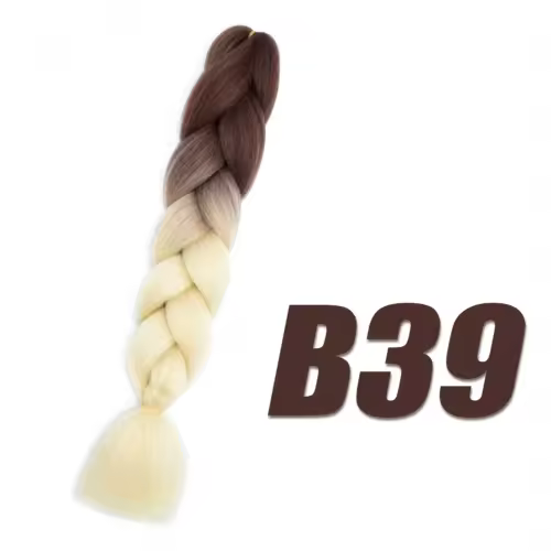 Synthetic Kanekalon Crochet Hair Braiding Hair Pre Stretched Curly Jumbo Braids Extensions Hair Accessories For Girls Braids - Image 73