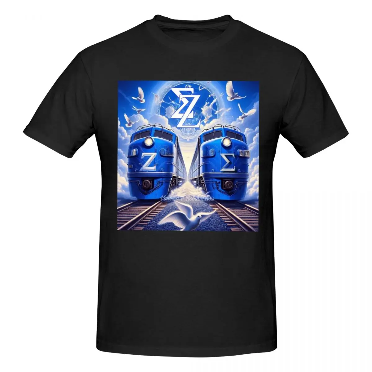 

Zeta Phi Beta Greek Letter 1920 ZOB Men T-Shirt Funny Oversized T Shirts Men's Round Neck Cotton Tees Short Summer Male
