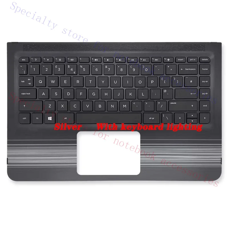 For  Pavilion TPN-W118 X360 13-U M3-U Series Laptop LCD Back Cover/ Front Bezel/Palmrest/Bottom Case Accessories/Keyboard