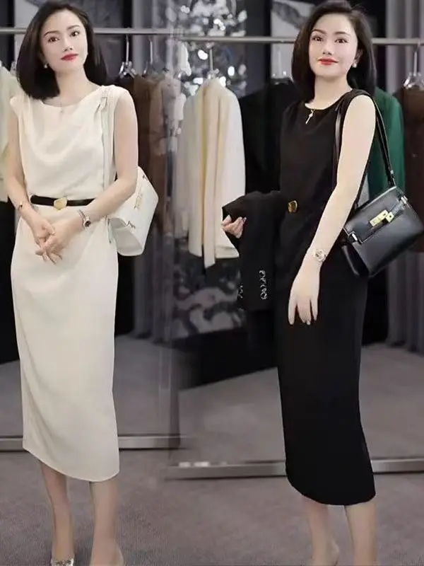 

Fashionable OL Suit Set Dress Jacket Two-Piece Women's Elegant Polyester Fiber Long Sleeve Long Pants Work Uniform
