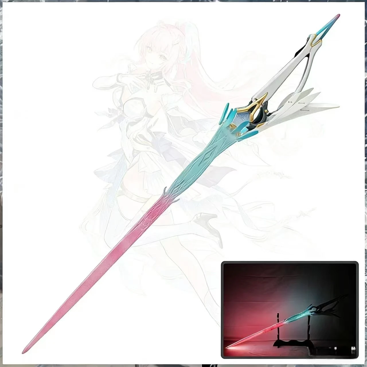 

Aimis Eternal Morningstar Luminous Sword Weapons Game Wuthering Waves Cosplay Prop Halloween Christmas Party Costume Accessories