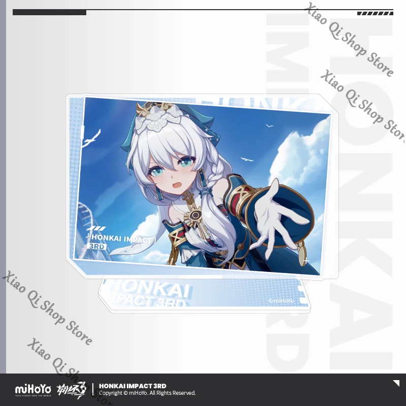 Honkai Impact 3rd CG Series Elysia Mobius Pardofelis علامة أكريليك قائمة هدية إصدار جامعي أصلي رسمي